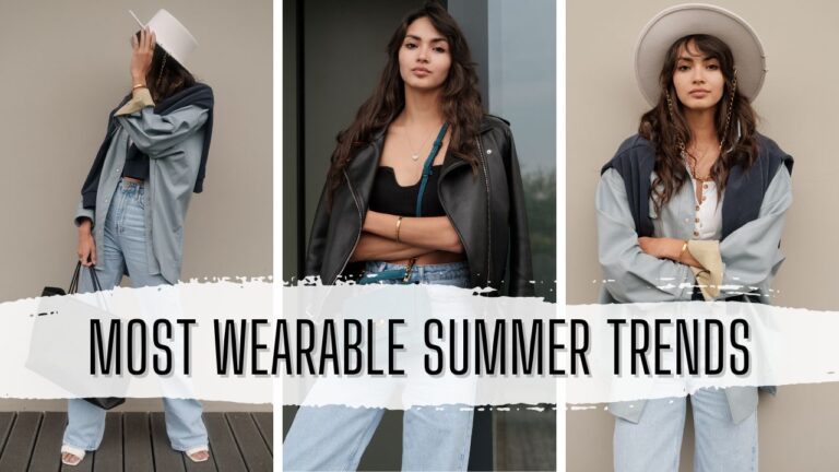 white, tan and black summer fashion trend youtube thumbnail
